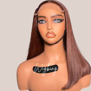 Brandy - Brown Chocolate Colored Glueless Human Hair Wig – Image 3