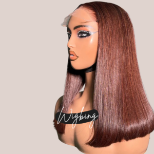 Brandy - Brown Chocolate Colored Glueless Human Hair Wig – Image 2