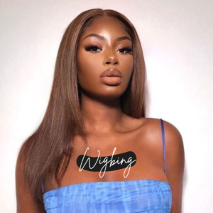 Brandy - Brown Chocolate Colored Glueless Human Hair Wig