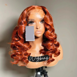 Ginny - Ginger-Orange Double Drawn Human Hair Wigs – Image 5