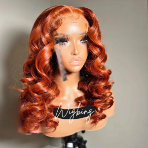 Ginny - Ginger-Orange Double Drawn Human Hair Wigs – Image 4